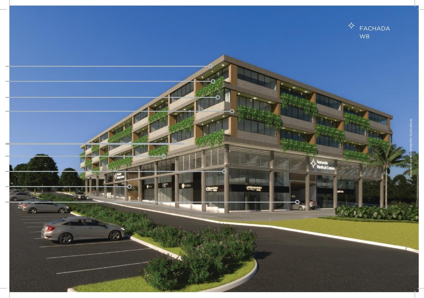 Fachada do Noroeste Medical Center